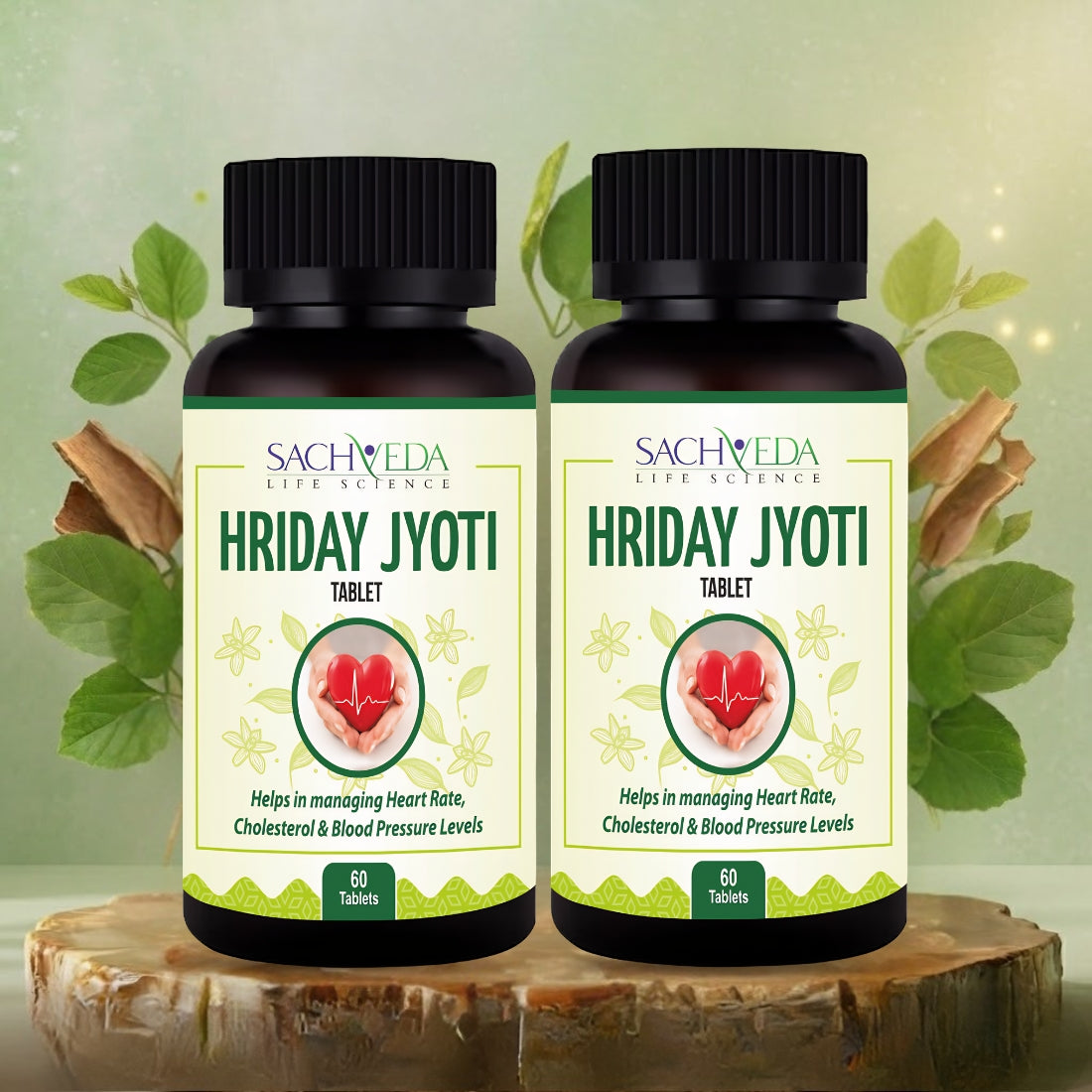 Sachveda Hriday Jyoti – Ayurvedic Heart Health Support | Buy1Get1 Free