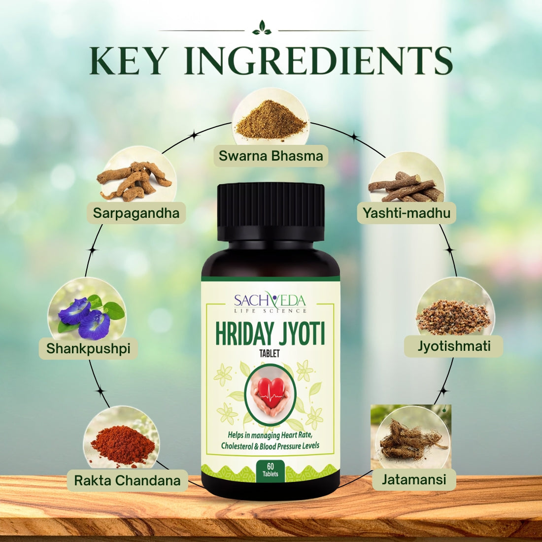 Sachveda Hriday Jyoti – Ayurvedic Heart Health Support | Buy1Get1 Free