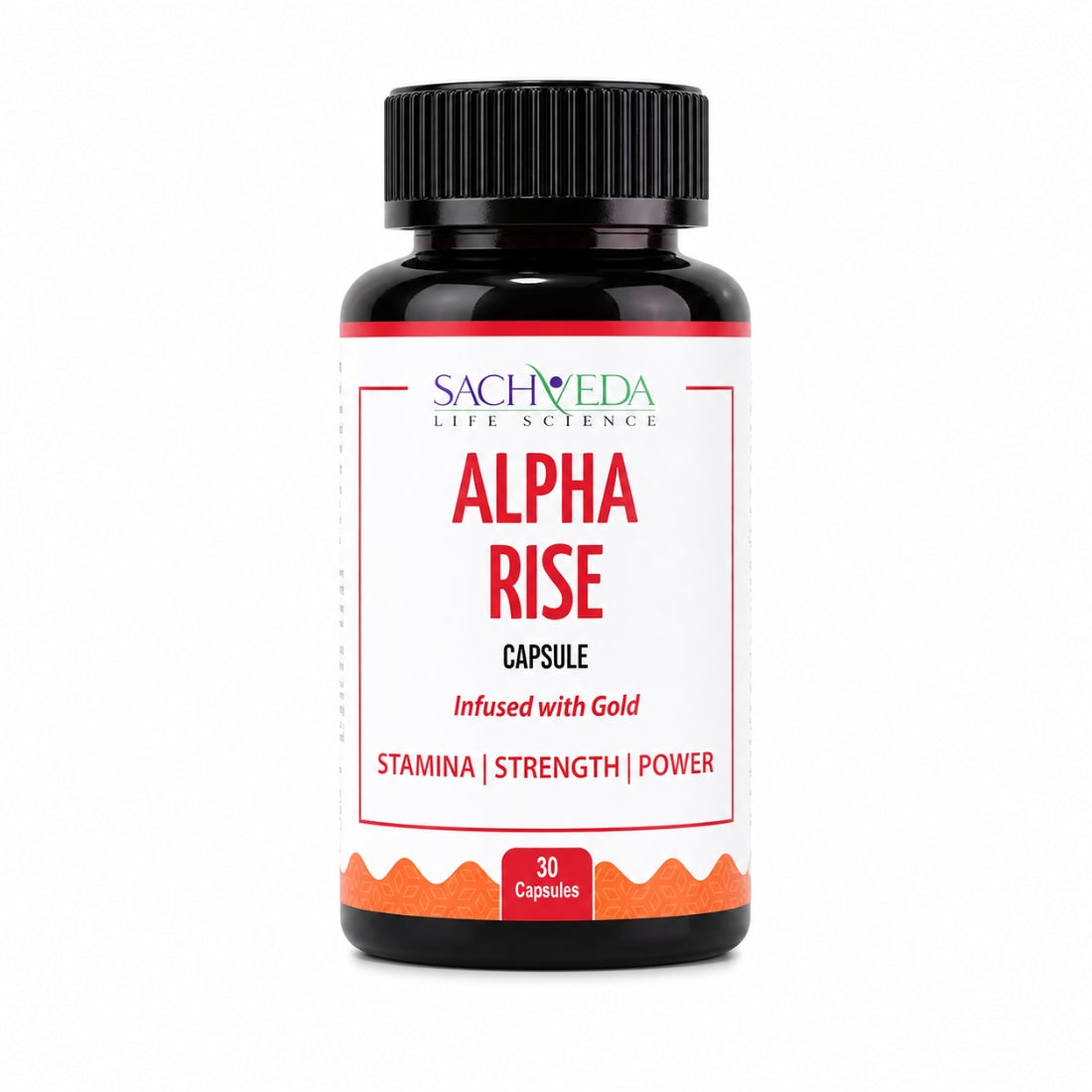 Alpha Rise Gold-Infused Ayurvedic Capsules | Strength, Vitality & Wellness Support | Buy1Get1 Free