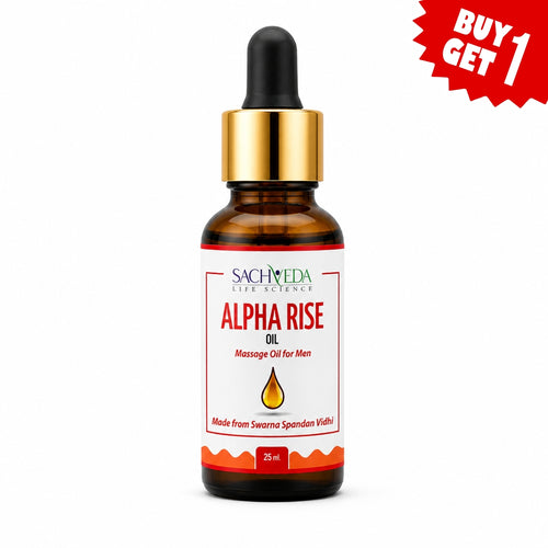 Alpha rise Oil | Ayurvedic Massage Oil for Men’s Confidence & Vitality | Buy1Get1 Free