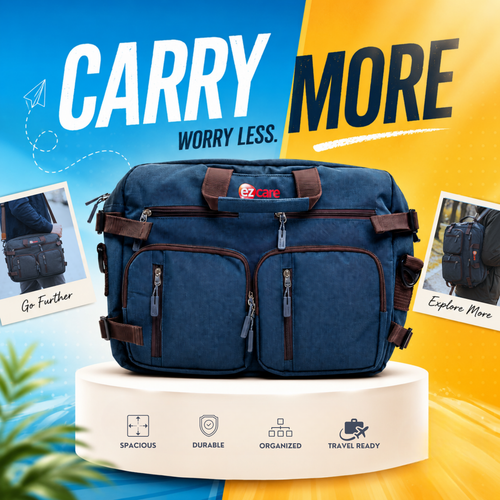 Ezcare Backpack cum Laptop cum Travel Bag (Fits up to 15.6
