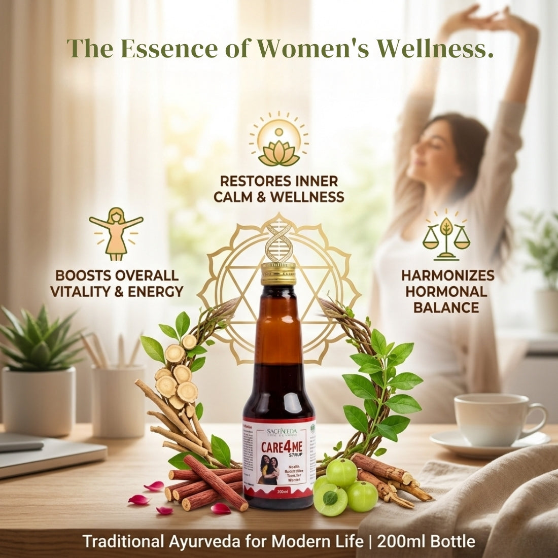 Care4Me Women’s Health Restorative Tonic| Ayurvedic Formula | Buy1Get1 Free
