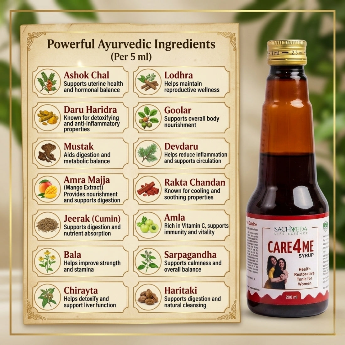 Care4Me Women’s Health Restorative Tonic| Ayurvedic Formula | Buy1Get1 Free