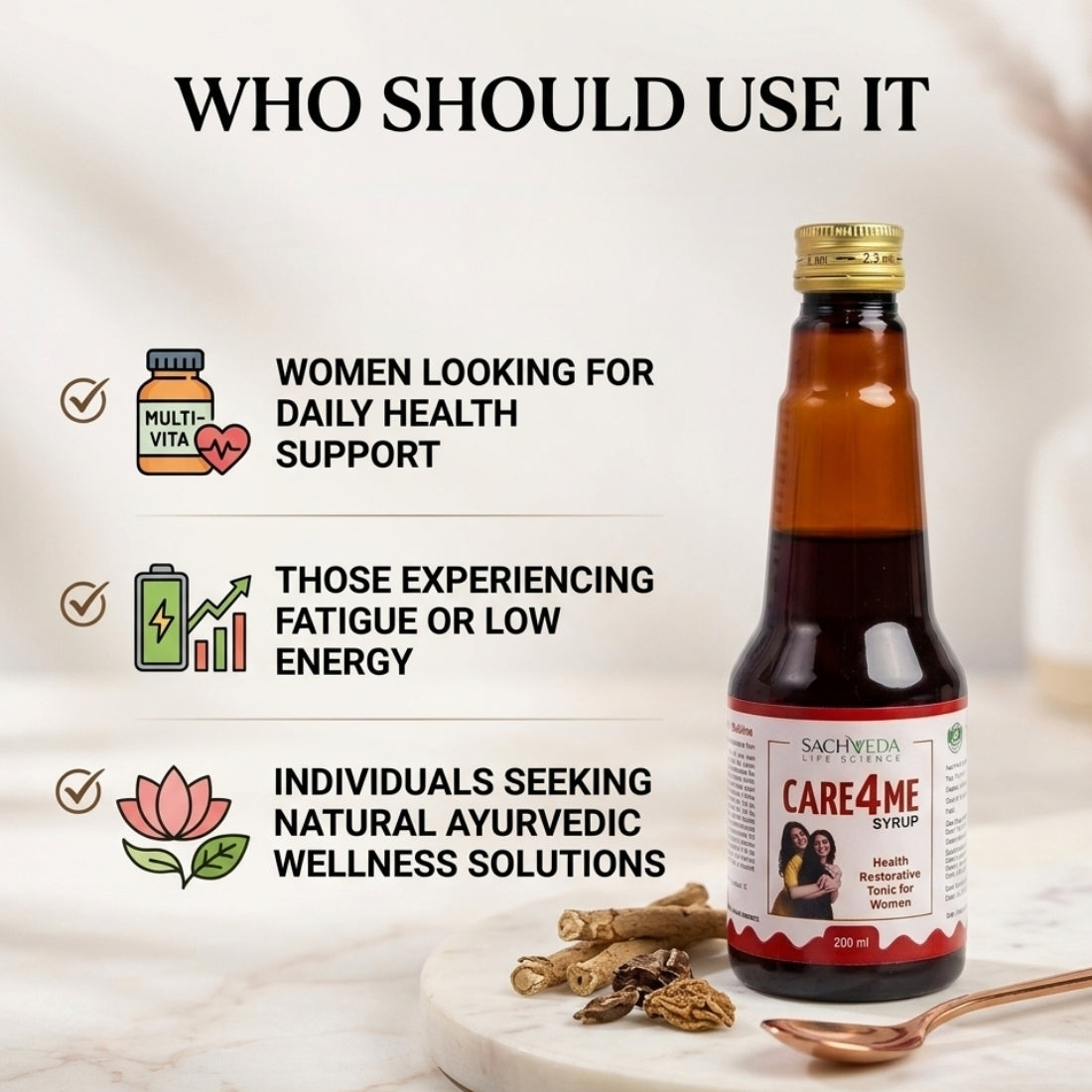 Care4Me Women’s Health Restorative Tonic| Ayurvedic Formula | Buy1Get1 Free