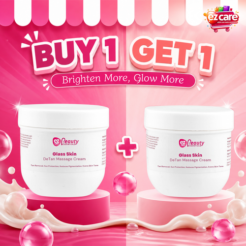 Ezcare Glass Skin De Tan Massage Cream | Buy1Get1 Free