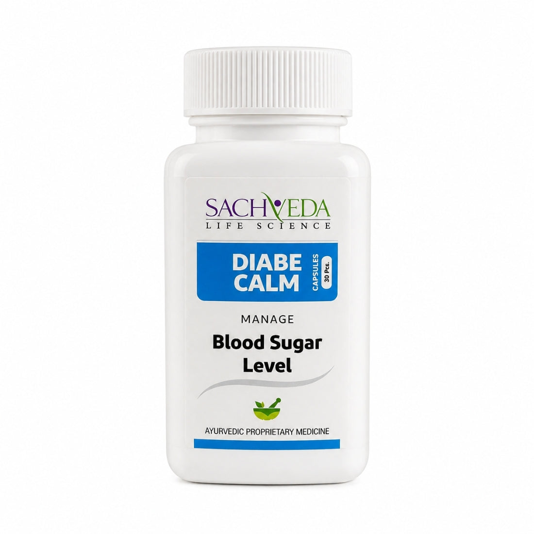 Sachveda Diabe Calm Capsules – Ayurvedic Support for Type 2 Diabetes | Buy1Get1 Free