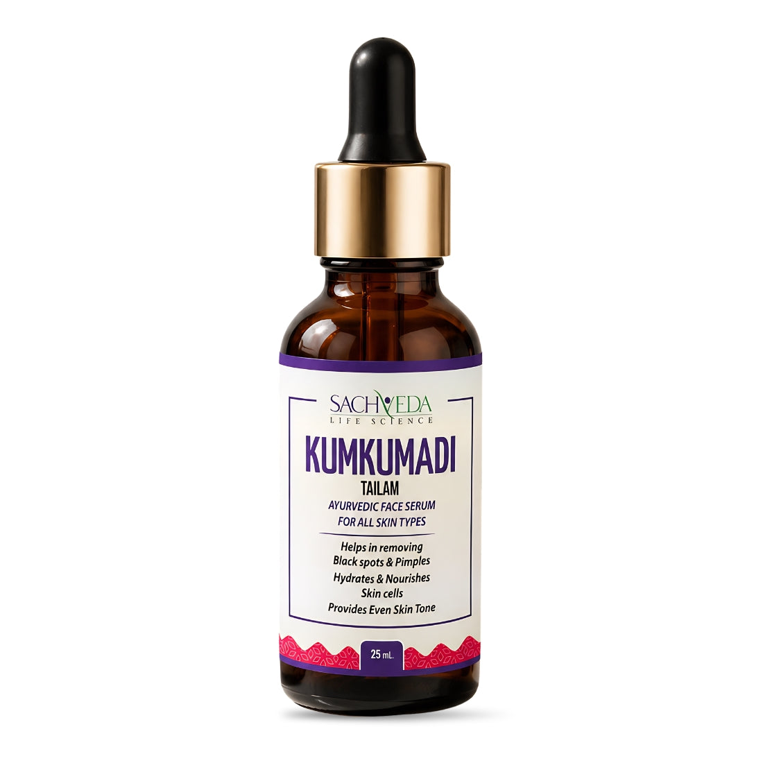 Sachveda Kumkumadi Tailam – Ayurvedic Face Serum | Buy1Get1 Free