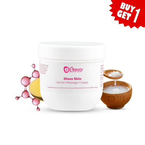 🎁 Ezcare Glass Skin De Tan Massage Cream | Buy1Get1 Free (100% off)