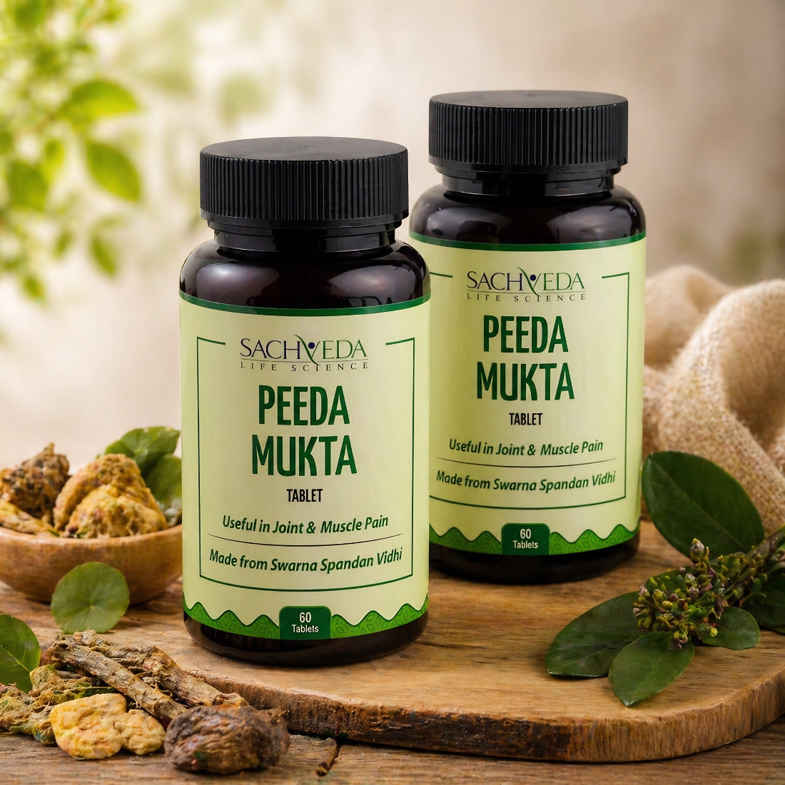 Sachveda Peeda Mukta Tablets – Ayurvedic Joint & Pain Relief Support | Buy1Get1 Free