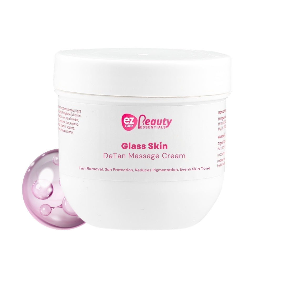 Ezcare Glass Skin De Tan Massage Cream | Buy1Get1 Free