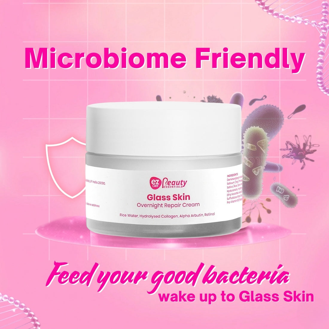 Ezcare Glass Skin Overnight Repair Cream | Buy1Get1 Free