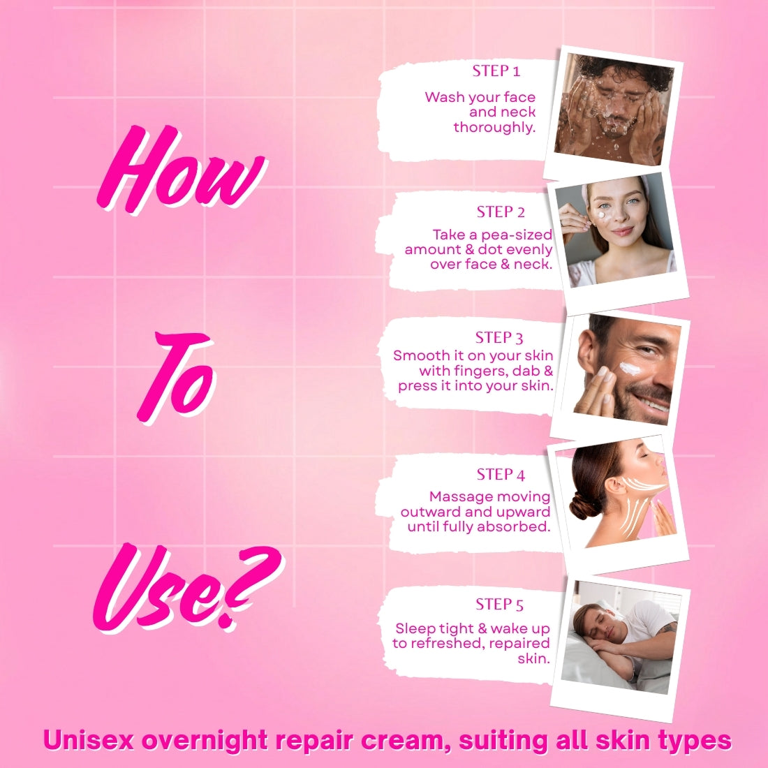 Ezcare Glass Skin Overnight Repair Cream | Buy1Get1 Free
