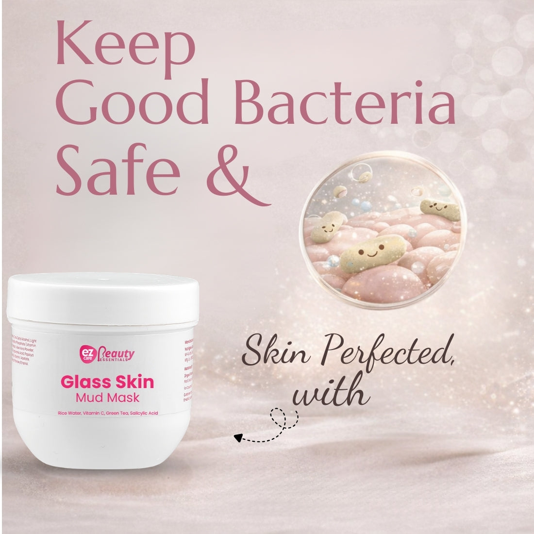 Ezcare Glass Skin Mud Mask | Buy1Get1 Free