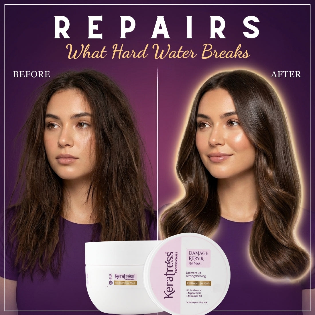 Ezcare Keratress Damage Repair Hair Mask | Buy1Get1 Free