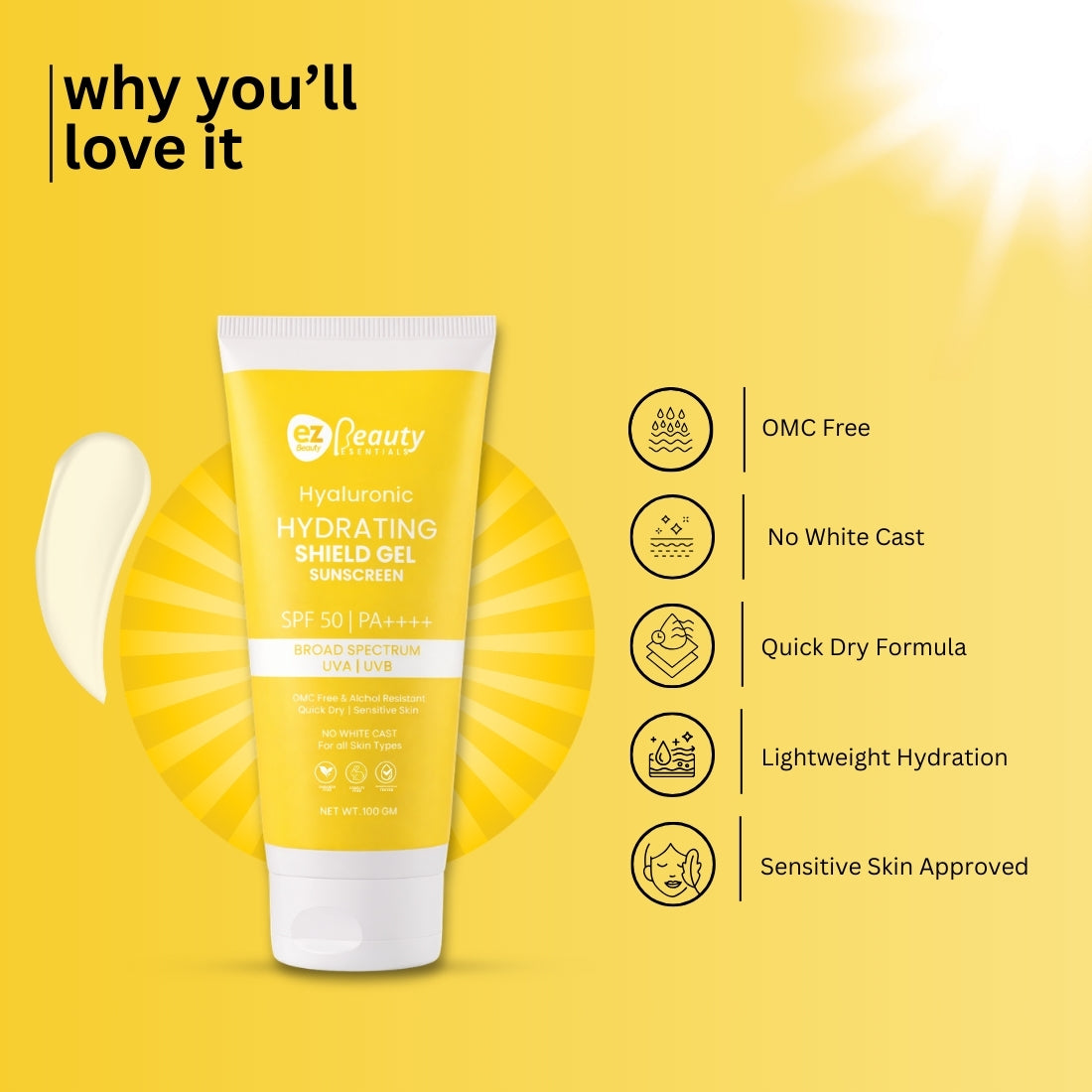 Ezcare Sunscreen –SPF 50 PA++++ | Buy1Get1 Free
