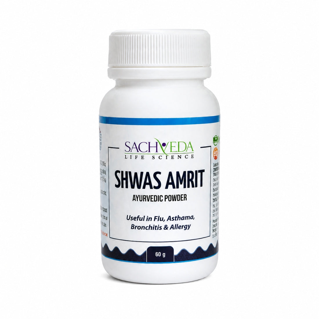 Sachveda Shwas Amrit – Ayurvedic Respiratory & Immunity Support Powder | Buy1Get1 Free