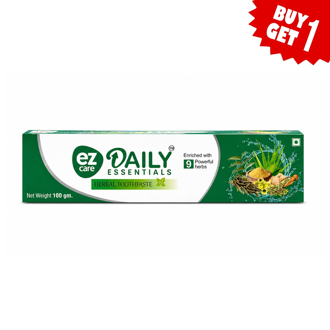 🎁 Ezcare Daily Essential Herbal Toothpaste – Natural Oral Care for a Healthy Smile (100% off)