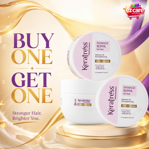Ezcare Keratress Damage Repair Hair Mask | Buy1Get1 Free