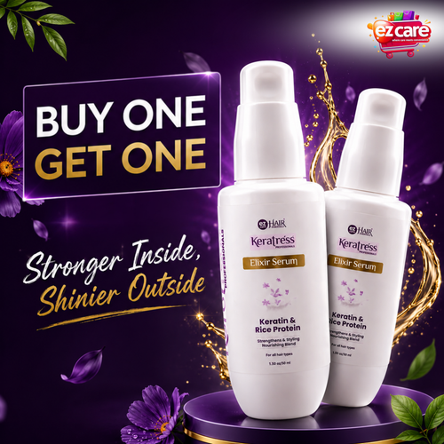 Ezcare Keratress Elixir Hair Serum | Buy1Get1 Free