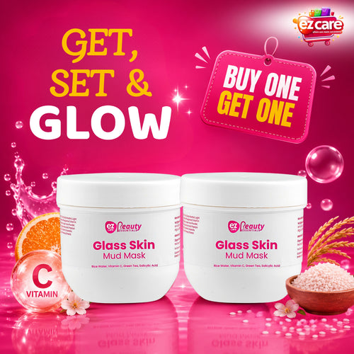 Ezcare Glass Skin Mud Mask | Buy1Get1 Free