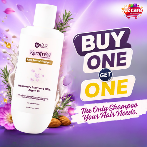 Ezcare Keratress Root Revival Hair Shampoo | Buy1Get1 Free